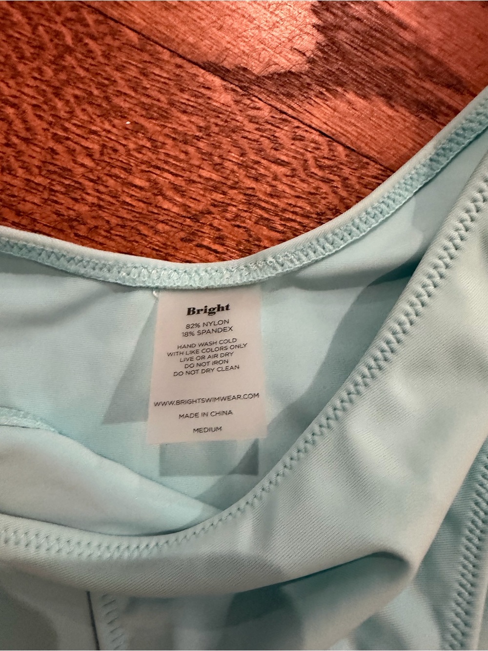 Bright Swimwear Turquoise Bikini Set - Picture 2 of 4
